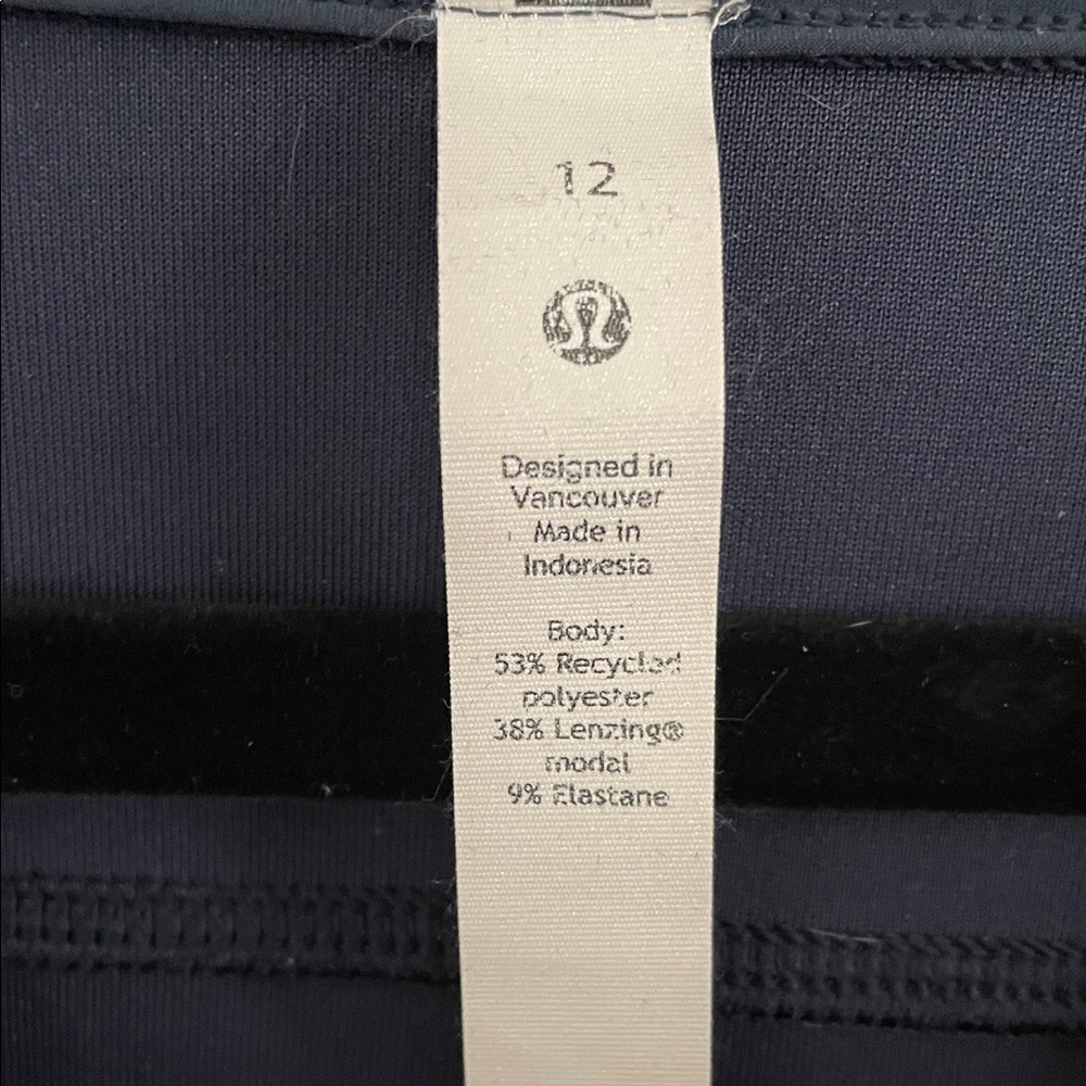 lululemon athletica Navy Crew Neck Sweater - Picture 2 of 4
